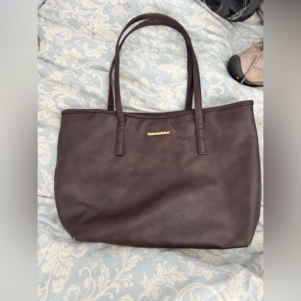Montana West Leather Women's Brown Tote Bag